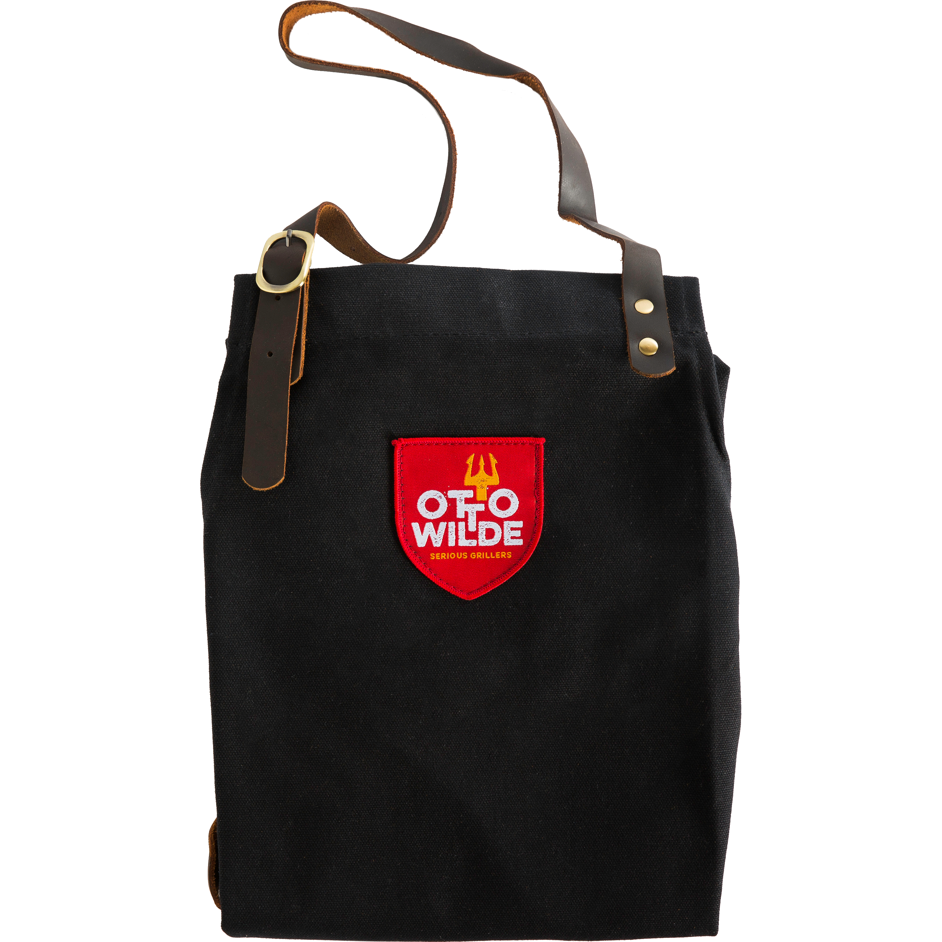 Otto Wilde Grillschürze, Baumwolle & Leder, Detailansicht 1