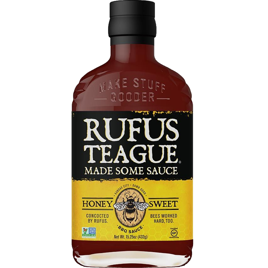 Rufus Teague Honey Sweet BBQ Sauce, 432g, Grillsauce