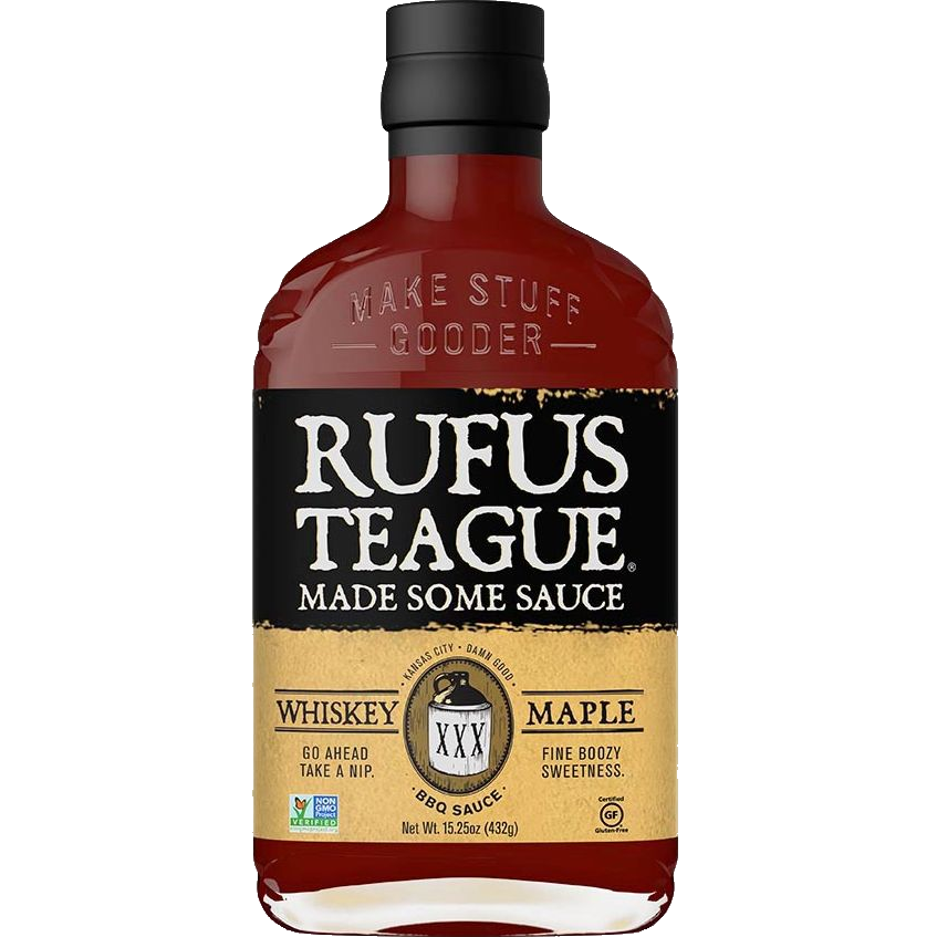 Rufus Teague Whiskey Maple BBQ Sauce, 432g, Grillsauce