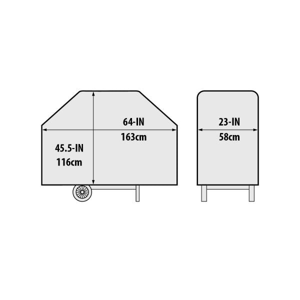 Broil King Abdeckhaube, Baron 500er, Sovereign 400er, Crown 500er, Detailansicht 3