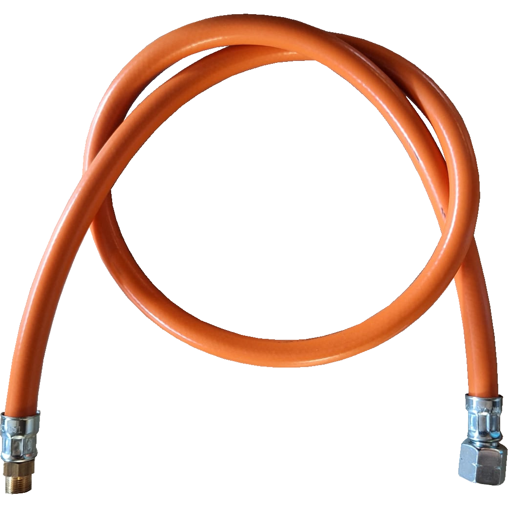 TGO MD-Schlauch, 6, 3x3, 5mm| G 3/ 8"LH-ÜM x AG 7/ 16"x28 UNEF| 2000mm (