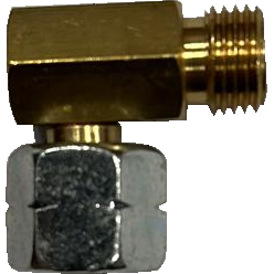 TGO Winkel-Übergangsstück, links-links G 1/ 4"LH-ÜM x G 1/ 4"LH-KN