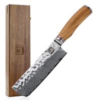 Zayiko Damast Nakirimesser, "Olive"-Serie, Messer