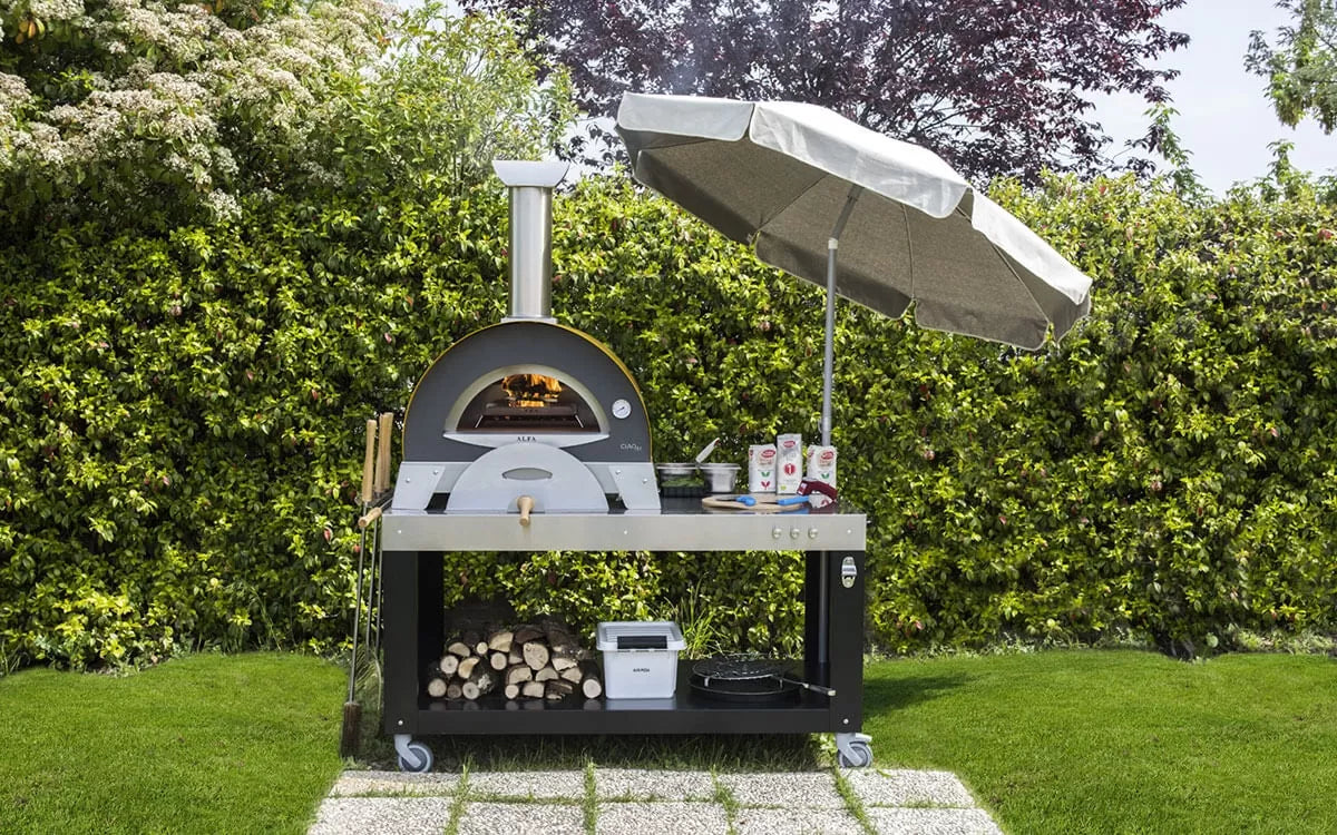 Alfa Forni Tisch, Pizzaofenzubehör, Detailansicht 5
