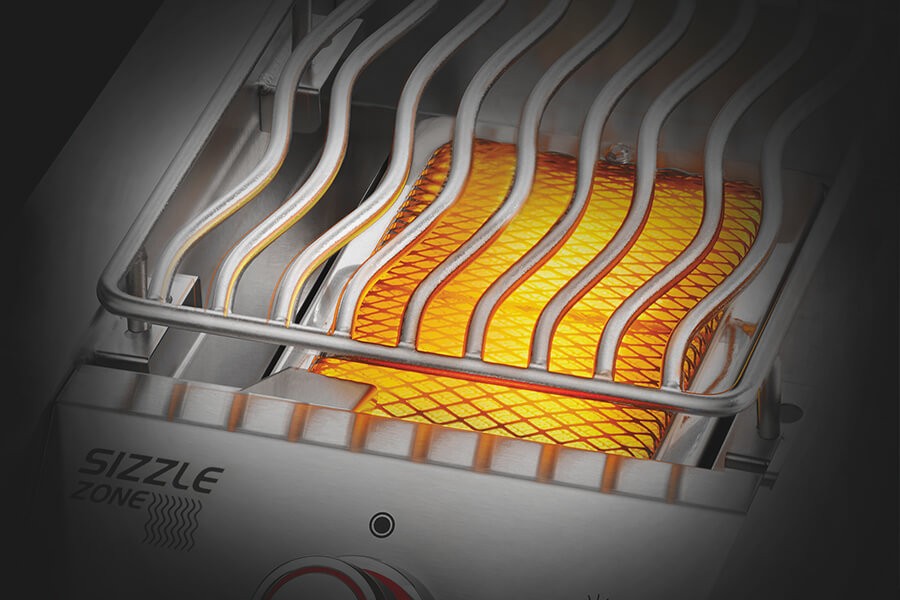 Napoleon 700er Serie Sizzle Zone, Built-, Grillrost aus Edelstahl, Detailansicht 1