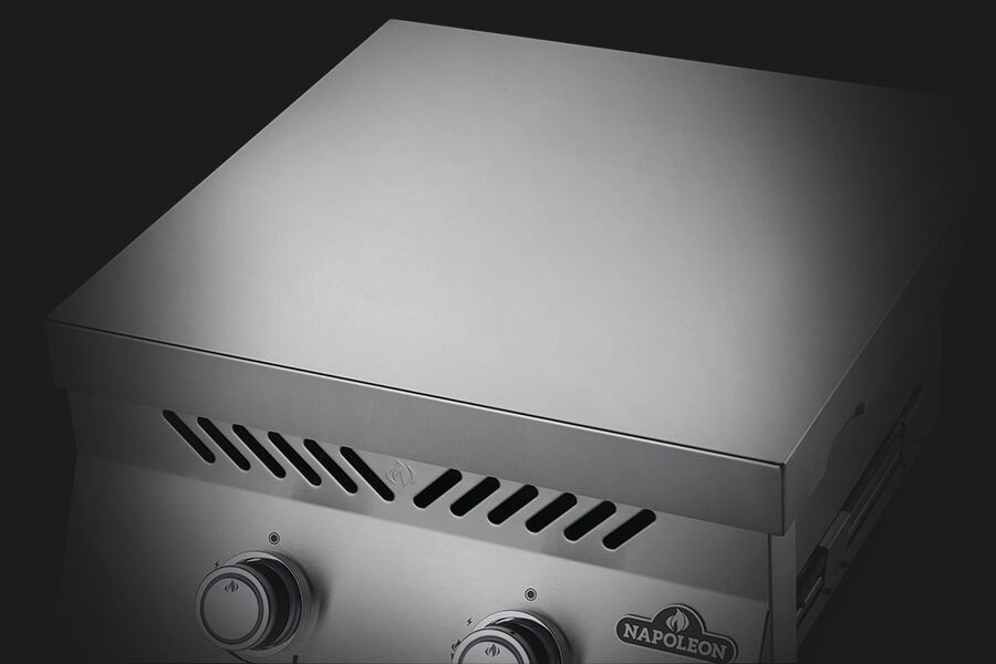 Napoleon 500er Serie doppelter Seitenbrenner, Built-, Grillrost aus Edelstahl, Detailansicht 5