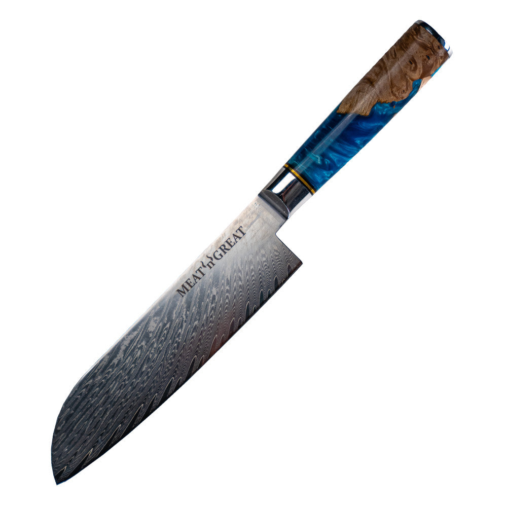 Meat 'n' Great "Aquarell" Santoku, Messer