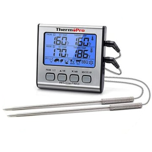 ThermoPro TP17 Kernthermometer, 2 Messfühler, Grillzubehör, Detailansicht 1