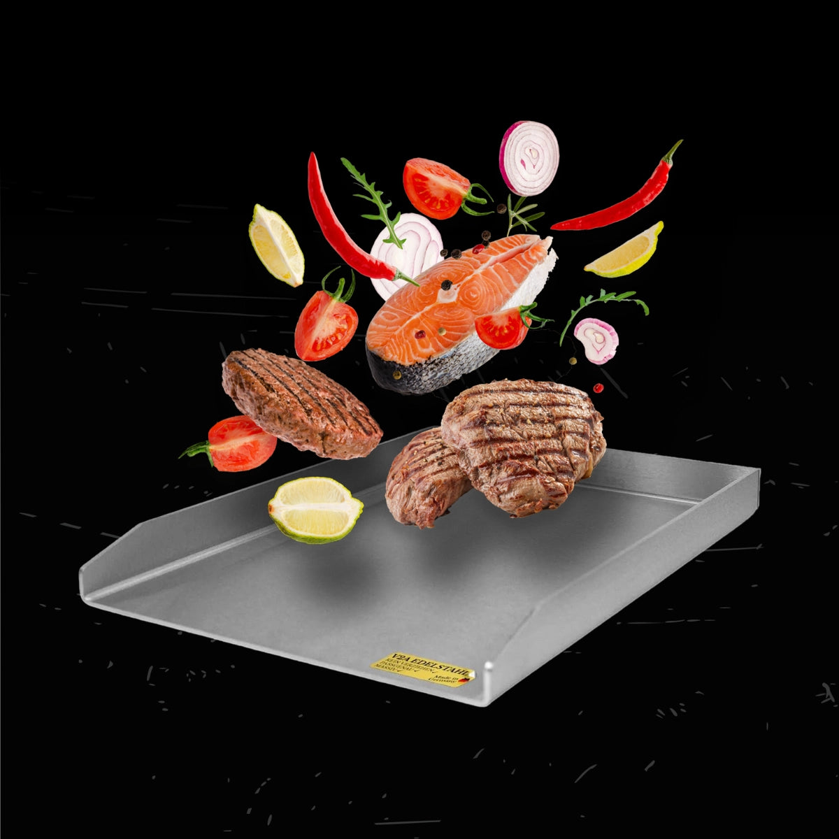 Babossa Plancha für Rösle Blazeflame| 33 x47, 6 cm, Grillzubehör, Detailansicht 5
