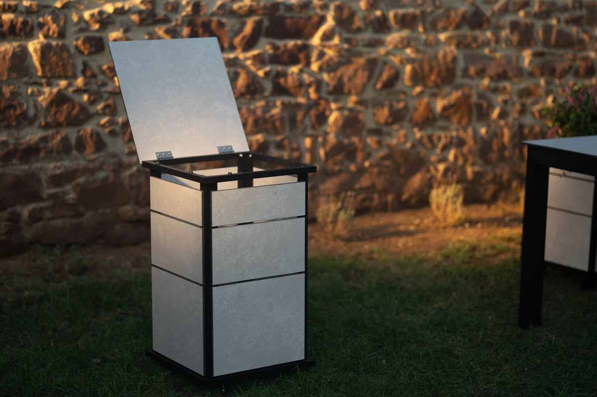 Festavolo Gasflaschenbox hell