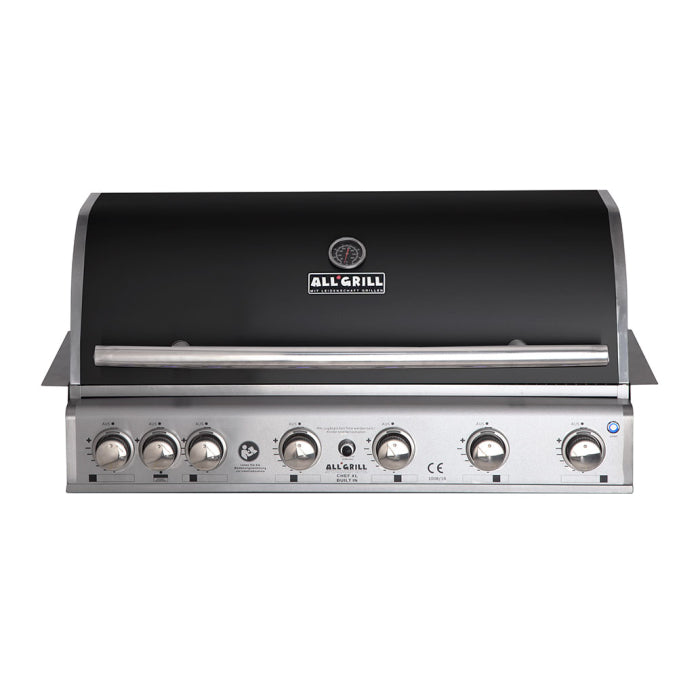 ALL'GRILL TOP-LINE CHEF XL Black Built-In inkl. Air System, Grillrost aus Edelstahl, für 1 - 20 Personen
