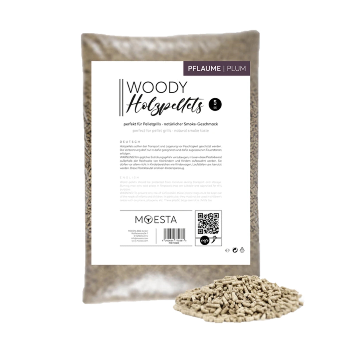 Moesta Holzpellets, Pflaume, 5kg