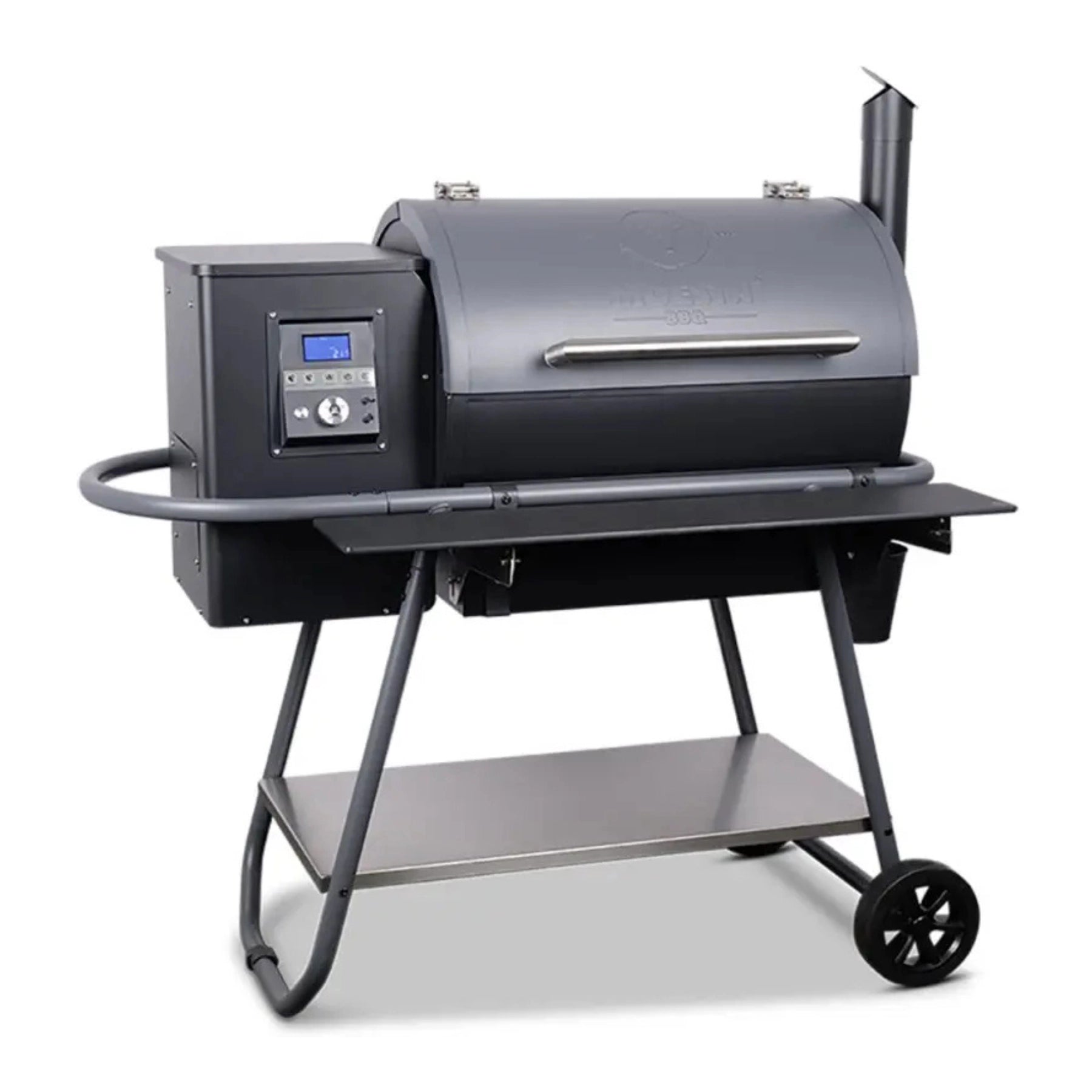 Moesta Sheriff Pelletsmoker mit schwarzem Ablagebrett, für 1 - 15 Personen