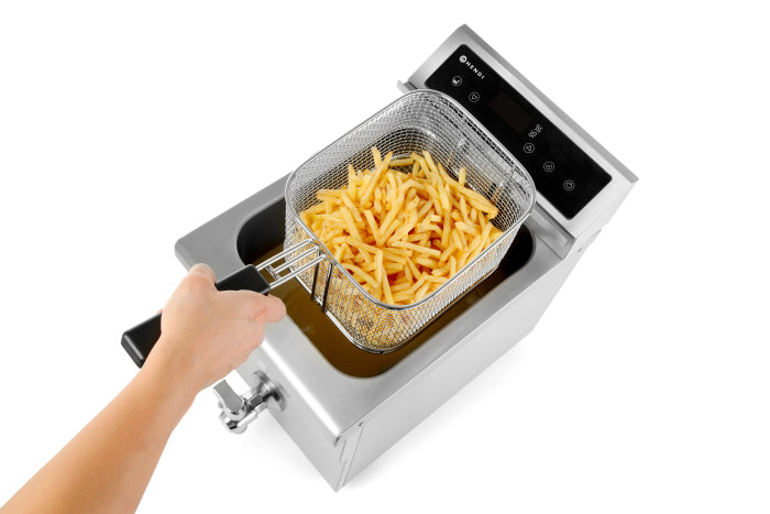 Hendi Induktionsfritteuse 8 L 3500W Profi Line, Küchengeräte, Detailansicht 4