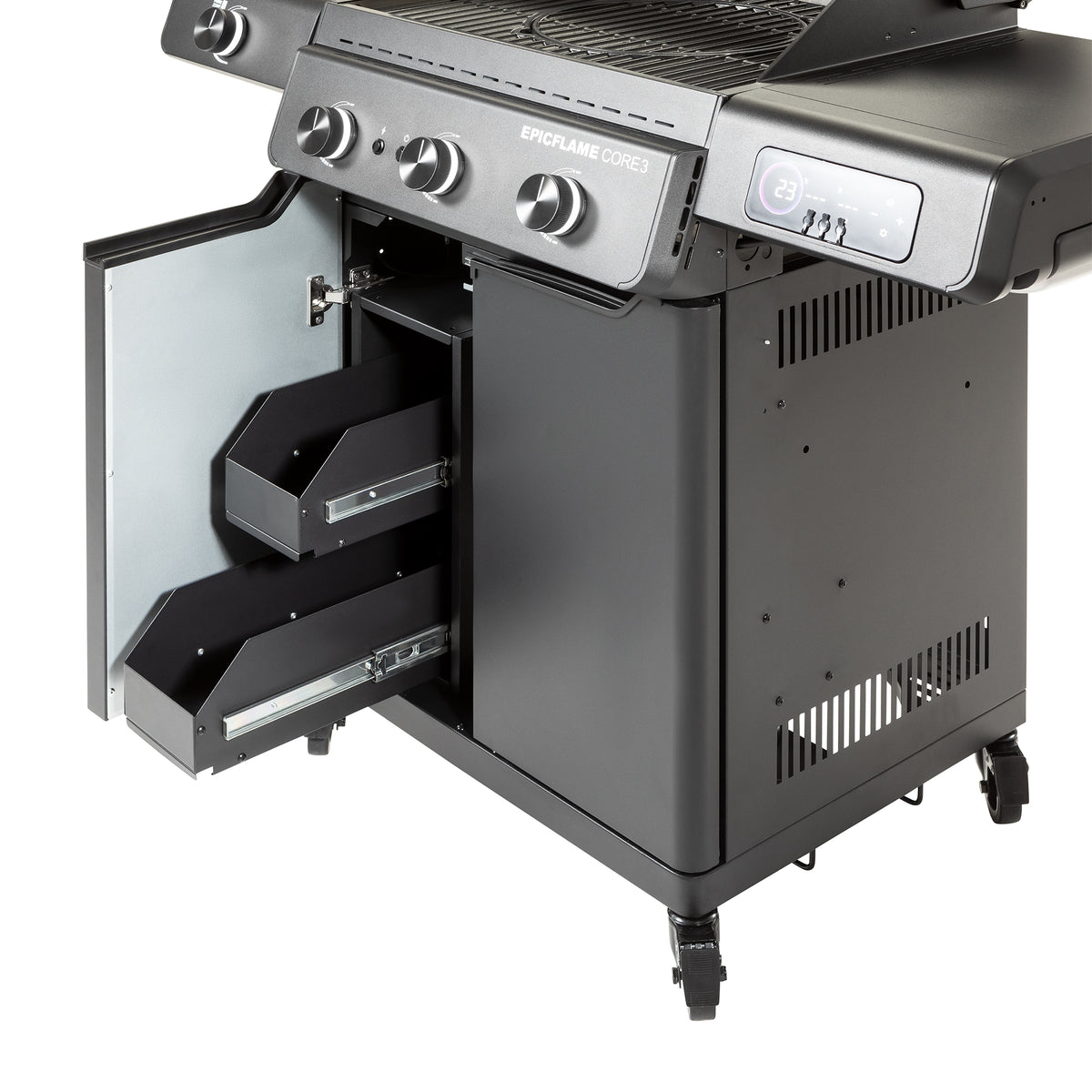 Rösle Epicflame Core 3| Neustes Modell, Grillrost aus Gusseisen, für 1 - 6 Personen, Detailansicht 1