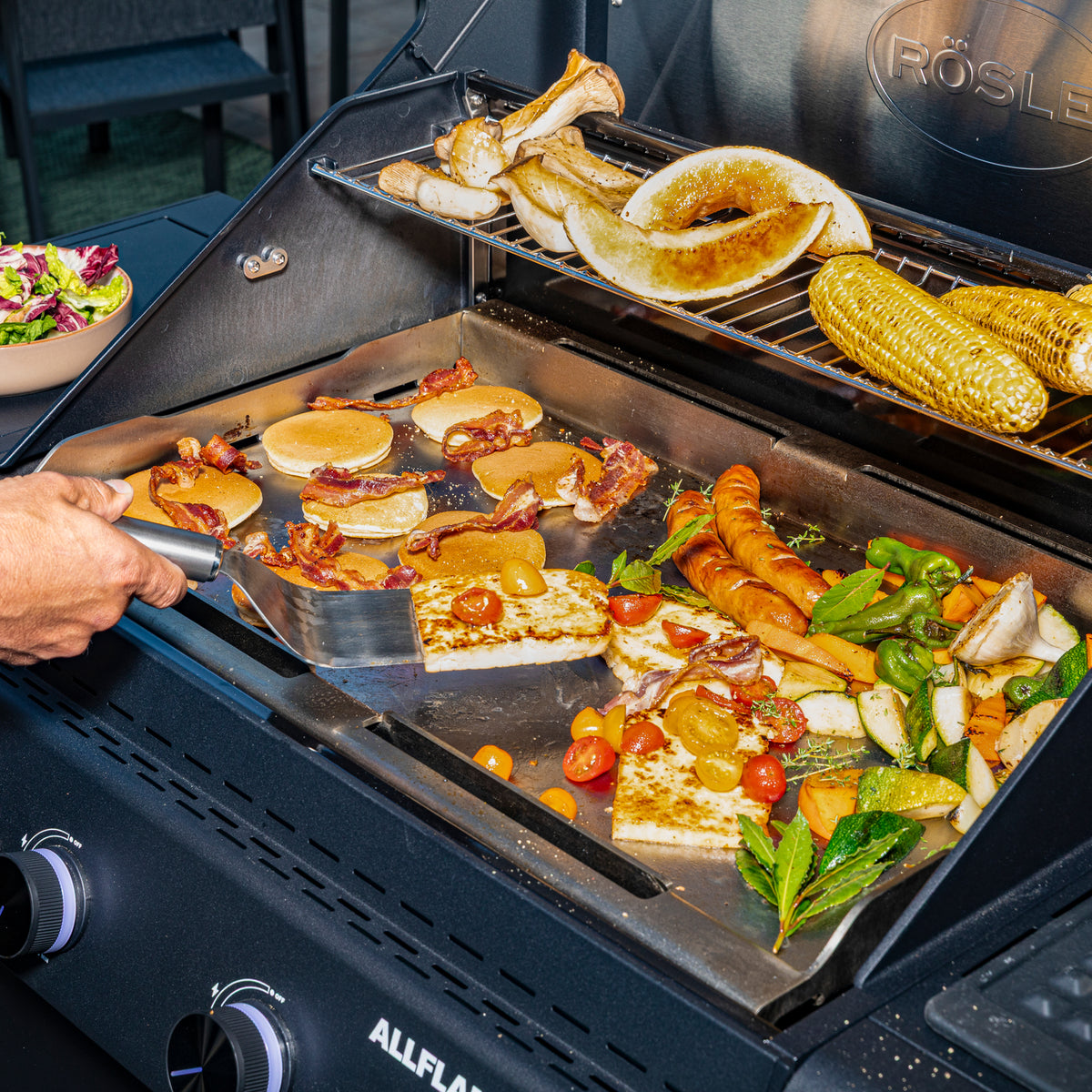 Rösle Full-Size BBQ Plancham Allflame 4 & Epicflame 4, Detailansicht 3