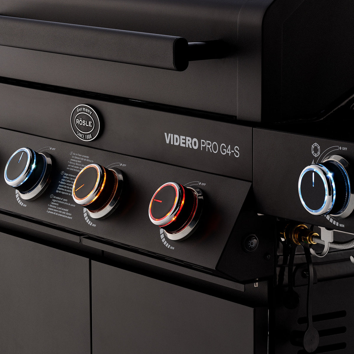 Beleuchtete Drehregler Rösle Videro Pro G4-S Vario+ 50mbar