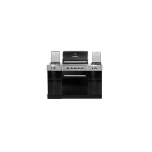 ALL'GRILL CHEF M Black Outdoor-Set-Kombi S6, Grillrost aus Edelstahl, für 1 - 8 Personen