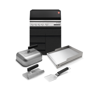 Otto Wilde „Burger Profi“-Set mit Gasgrill G32 Connected 3 Schubladen + 1 Tür, Bundle