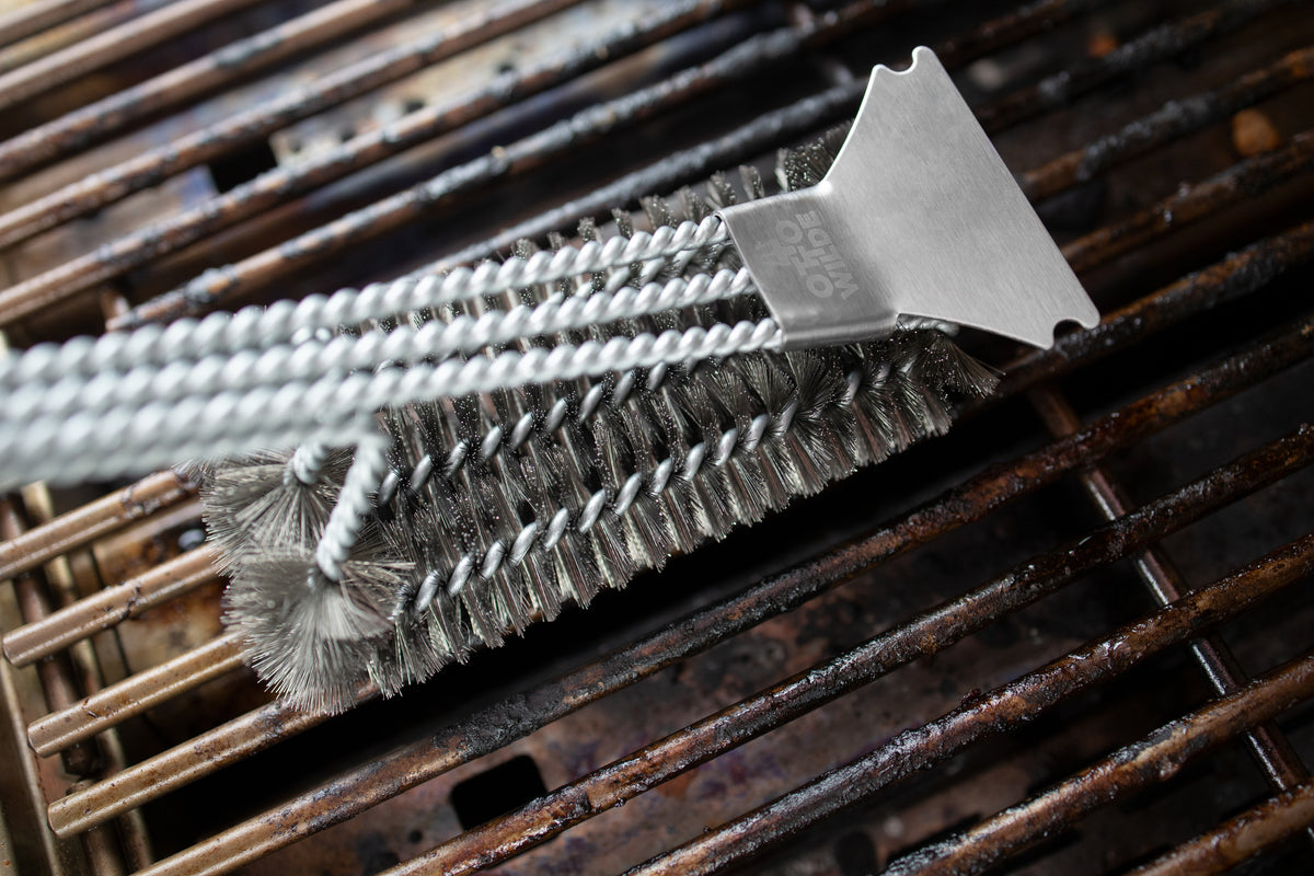 Otto Wilde Grillbürste, Edelstahl, Detailansicht 4