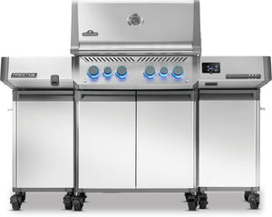 Napoleon Prestige Seitenschränke - Edelstahl - 2er-Set, Grillzubehör, Detailansicht 1