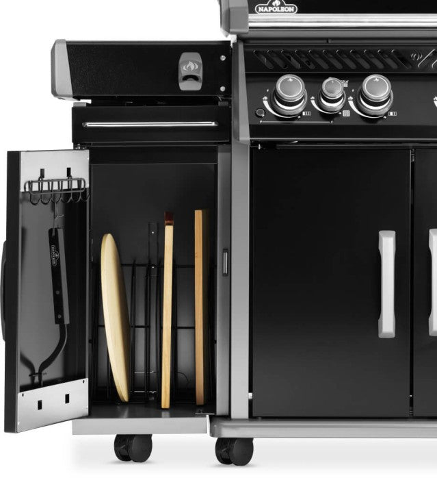 Napoleon Rogue Pro Seitenschrank - schwarz glänzend, Grfillzubehör, Detailansicht 9