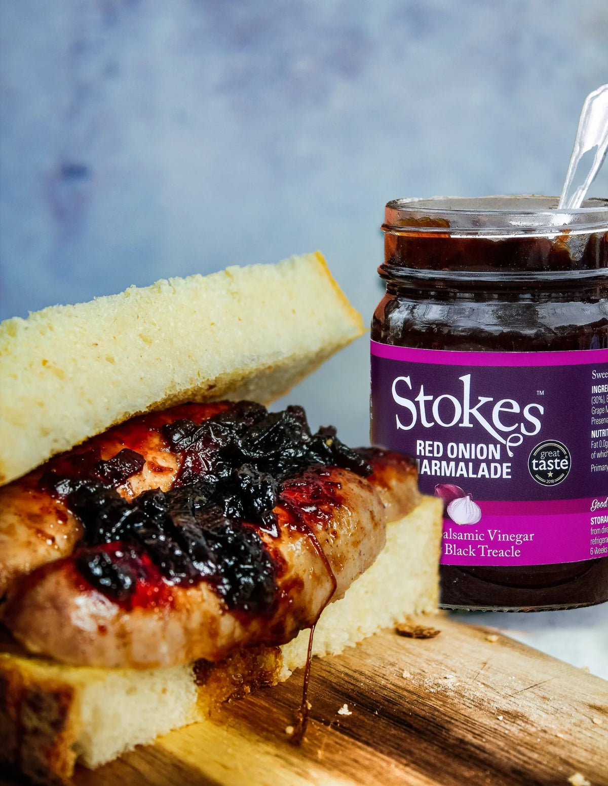 Stokes Red Onion Marmelade, 265g, weitere Lebensmittel, Detailansicht 1