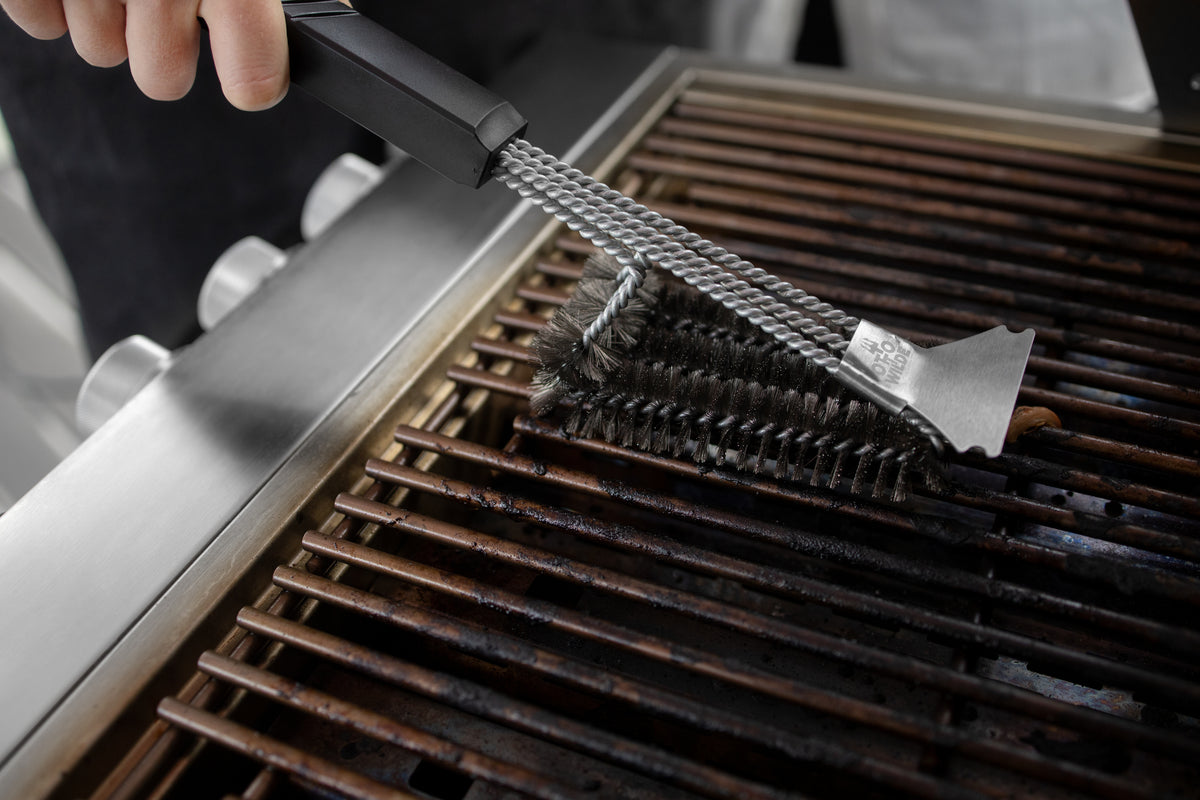 Otto Wilde Grillbürste, Edelstahl, Detailansicht 5