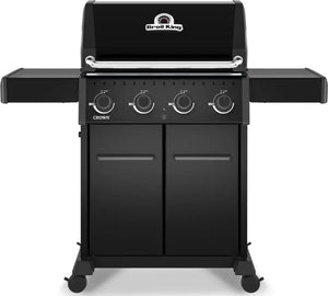 Broil King Crown 420 Shadow - Neuestes Model, Grillrost aus Gusseisen, für 1 - 12 Personen