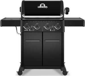 Broil King Crown 490 Shadow - Neuestes Model, Grillrost aus Gusseisen, für 1 - 12 Personen