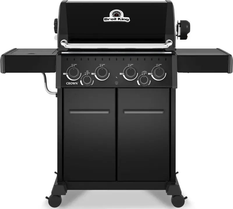 Broil King Crown 490 Shadow - Neuestes Model, Grillrost aus Gusseisen, für 1 - 12 Personen