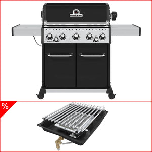 Broil King Baron 590 IR inkl. Drehspieß & Infrarotbrenner, Grillbundle