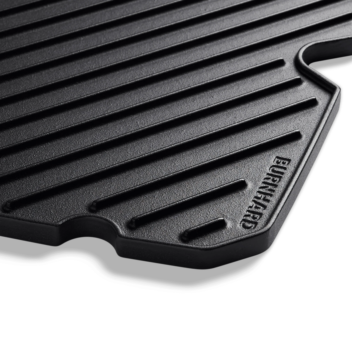 Burnhard Grillplatte Gusseisen beidseitig WAYNE 2-Brenner Series 2| 23, 5 x 35 x 1, 5 cm, Detailansicht 1