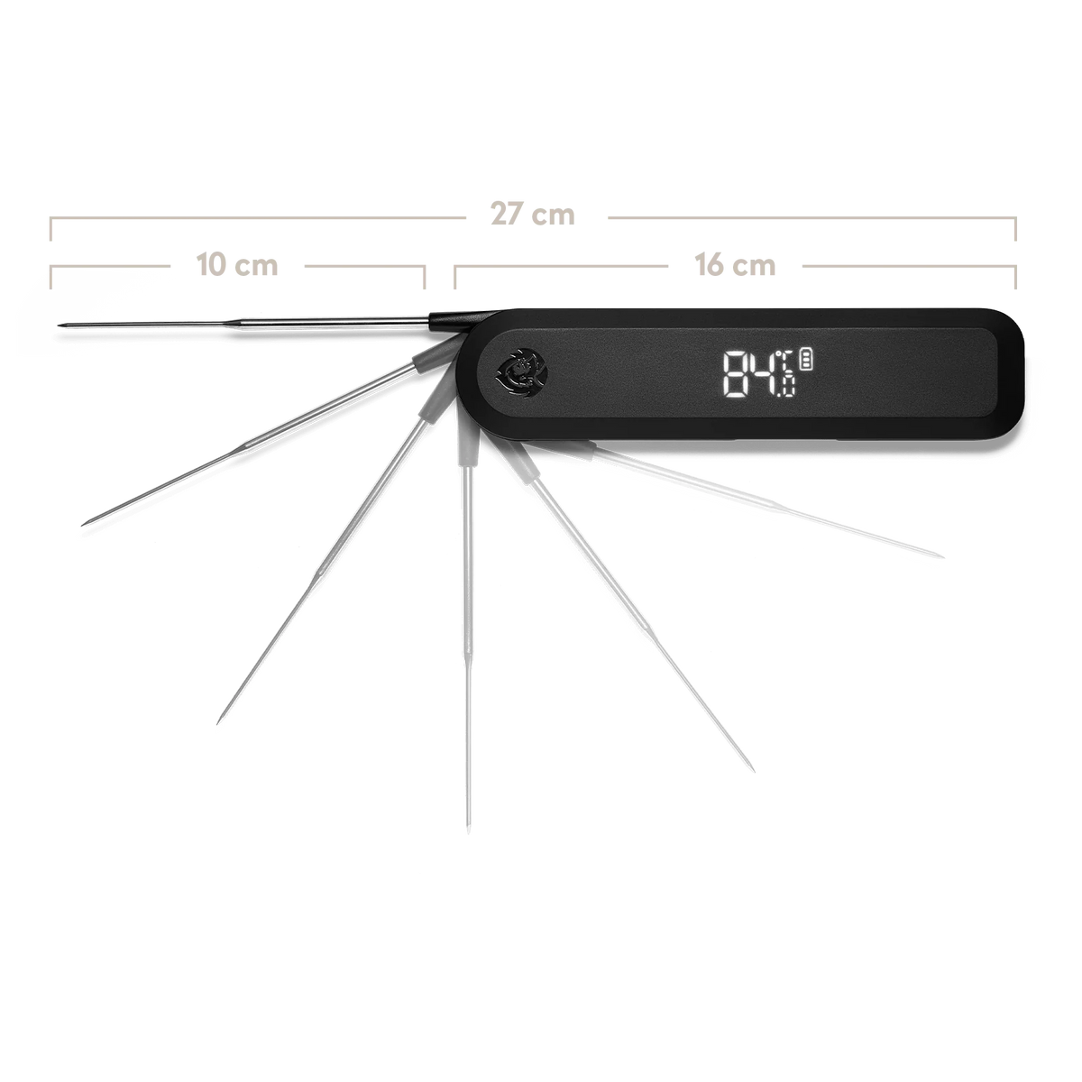 Burnhard Einstich-Thermometer, klappbar, Detailansicht 2