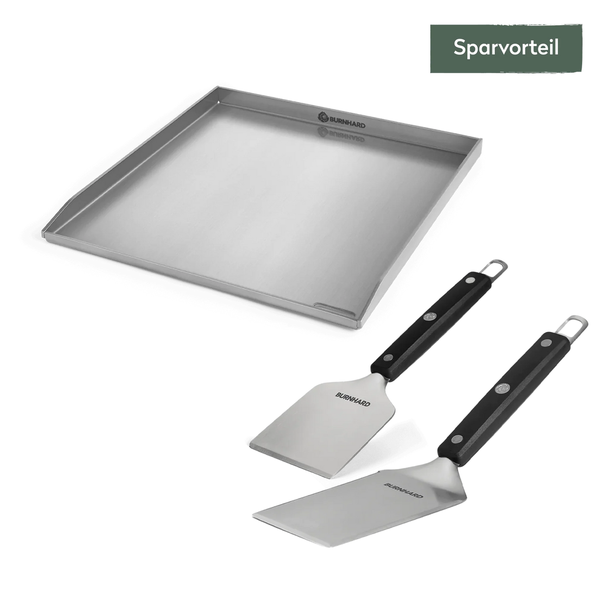 Burnhard Plancha Set mit 2tlg. Grillspachtel und Grillschaber Earl, Grillzubehör, Detailansicht 2