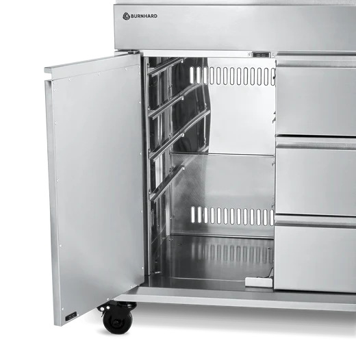 Burnhard Edelstahl Grill Beistellwagen, Detailansicht 3