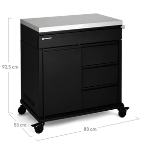 Burnhard Grill Beistellwagen schwarz, Detailansicht 1