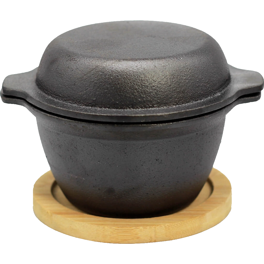 ALL'GRILL ALL’GRILL DutchOven, Ø10x9cm mit Holzuntersetzer