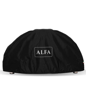 Alfa Forni Abdeckhaube, 4 Pizze (Futuro), Schwarz, Grillzubehör