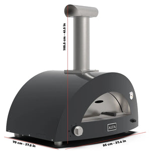 Alfa Forni Moderno 2 Pizze, Holz, Gelb, Detailansicht 1