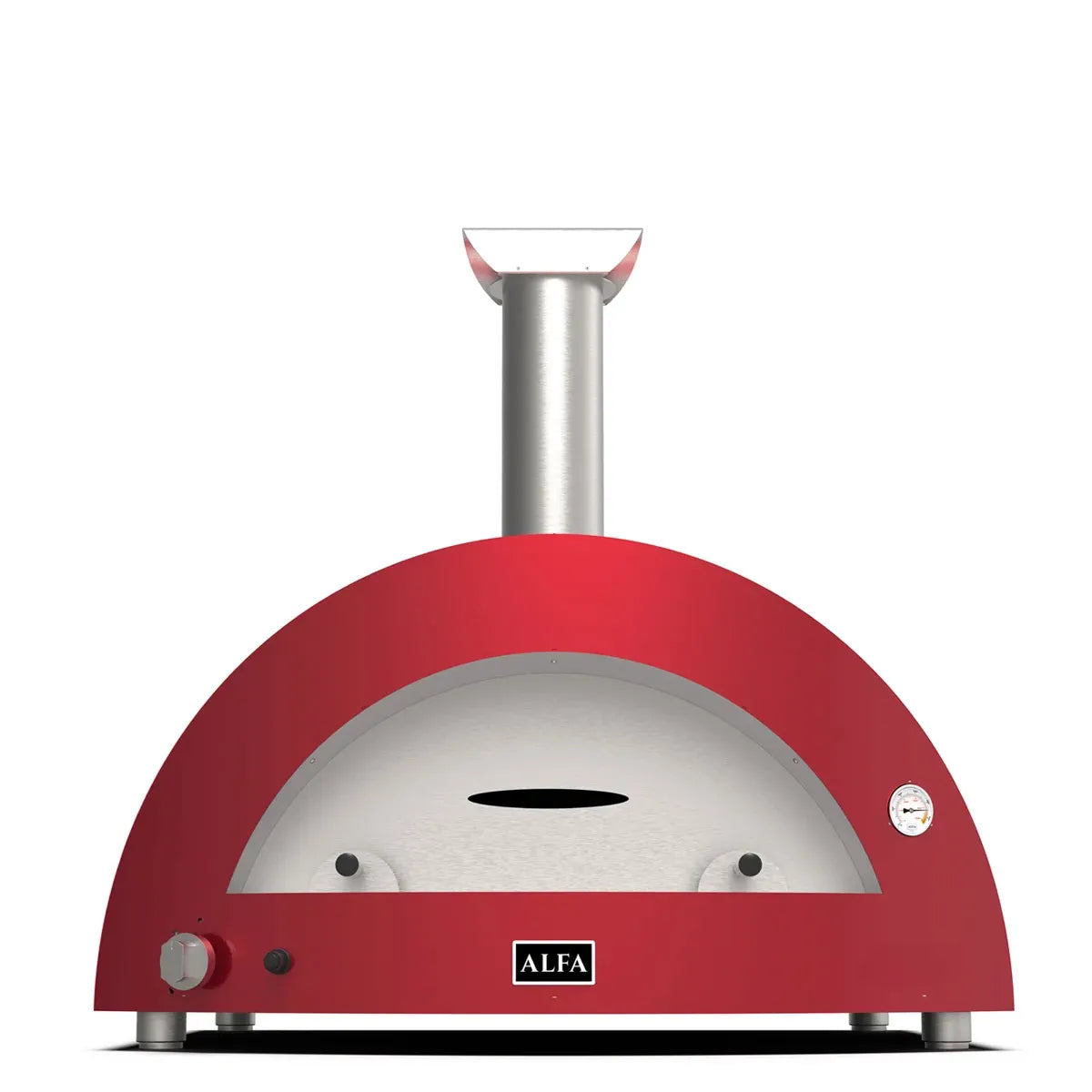 Alfa Forni Moderno 5 Pizze, Holz, Grau, Pizzaofen, Detailansicht 1
