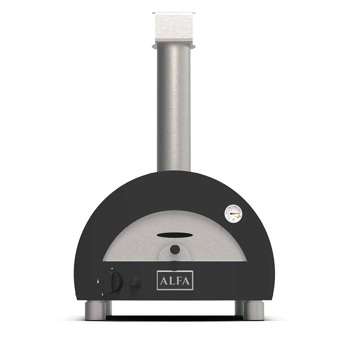 Alfa Forni Moderno 1 Pizza, Holz, Rot, Pizzaofen, Detailansicht 2
