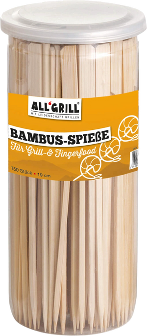 ALL'GRILL ALL’GRILL Bambus Spieße, 150Stk. 19cm