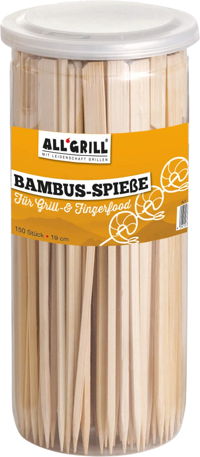 ALL'GRILL ALL’GRILL Bambus Spieße, 150Stk. 19cm