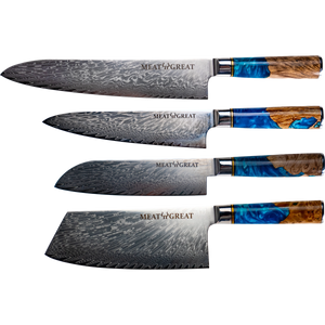 BABOSSA "Aquarell" Messerset Küchenchef