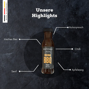 Meat 'n' Great Original BBQ Sauce, 250ml, Grillsauce, Detailansicht 1