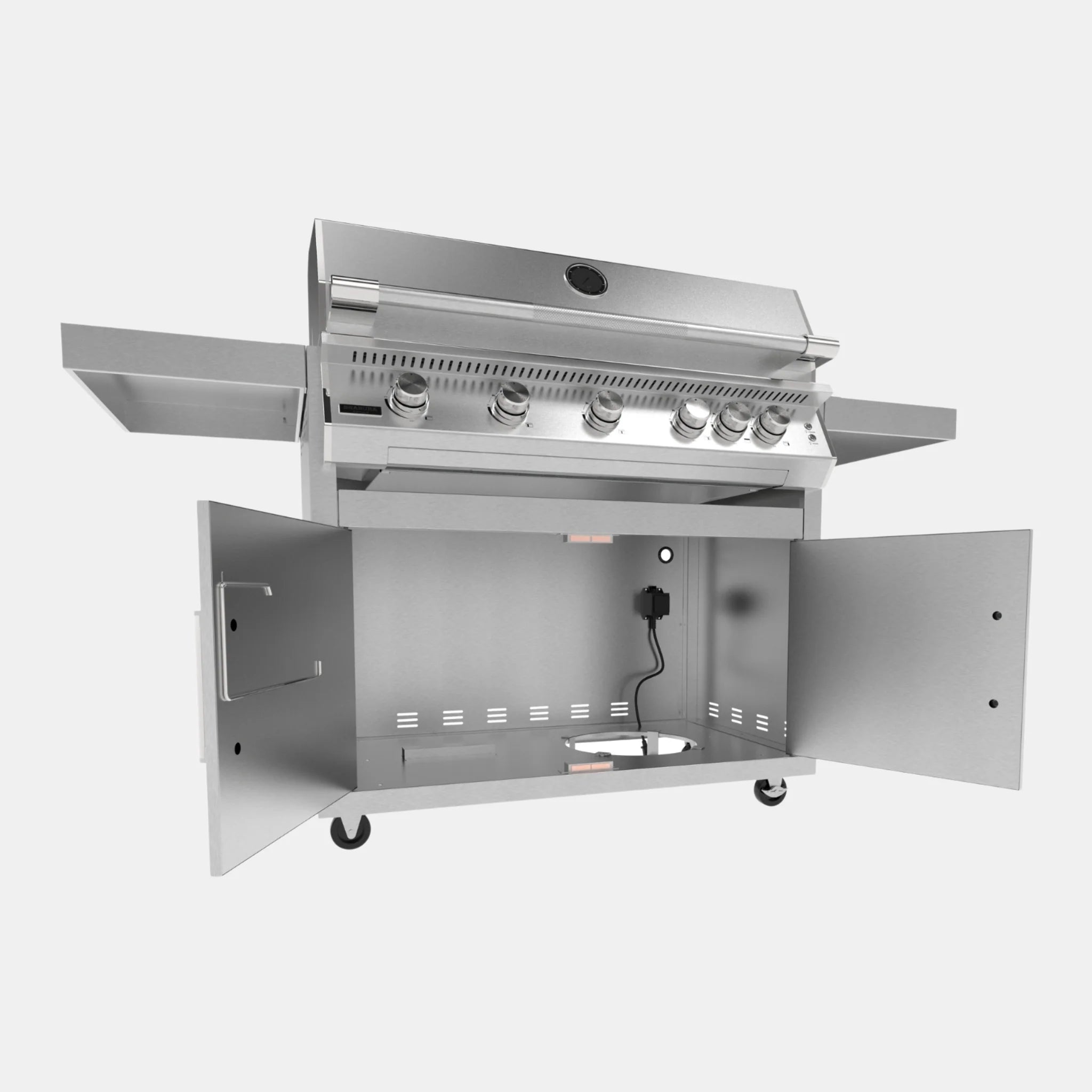 Brabura Fusion 500 RS Gasgrill 5-Brenner Edelstahl, Grillrost, für 1 - 20 Personen, Detailansicht 1