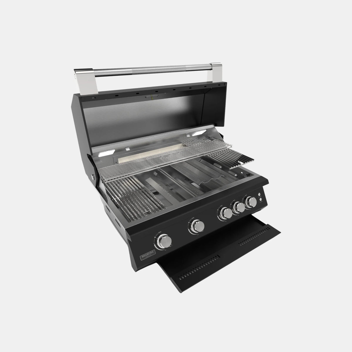 Brabura Fusion 400 RM Einbaugrill 4-Brenner| Neuestes Edelstahlmodell, Detailansicht 1