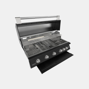 Brabura Fusion 500 RM Einbaugrill - 5-Brenner| Neuestes Edelstahlmodell, Grillrost aus Edelstahl, für 1 - 20, Detailansicht 2