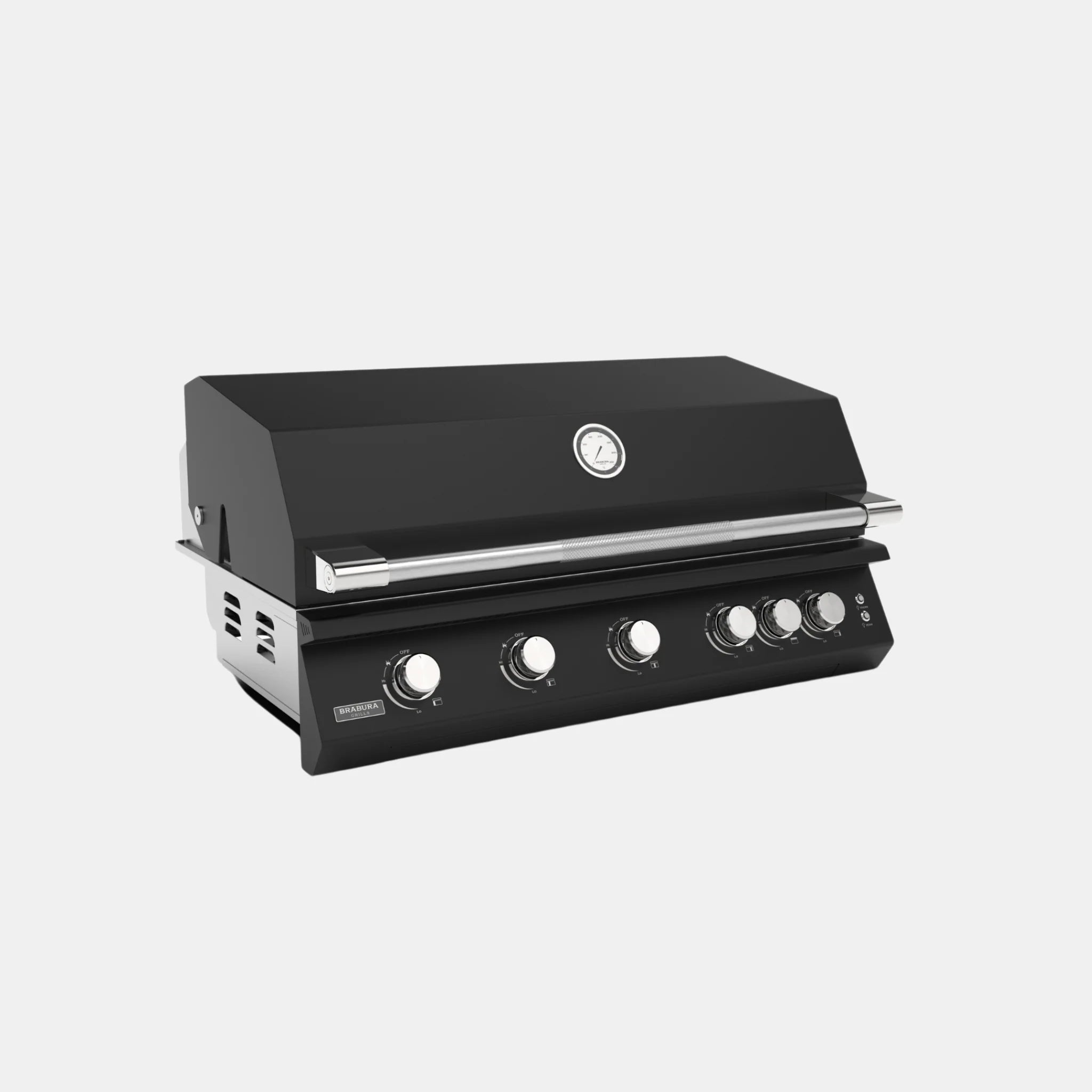 Brabura Fusion 500 RM Einbaugrill - 5-Brenner| Neuestes Edelstahlmodell, Grillrost aus Edelstahl, für 1 - 20, Detailansicht 3
